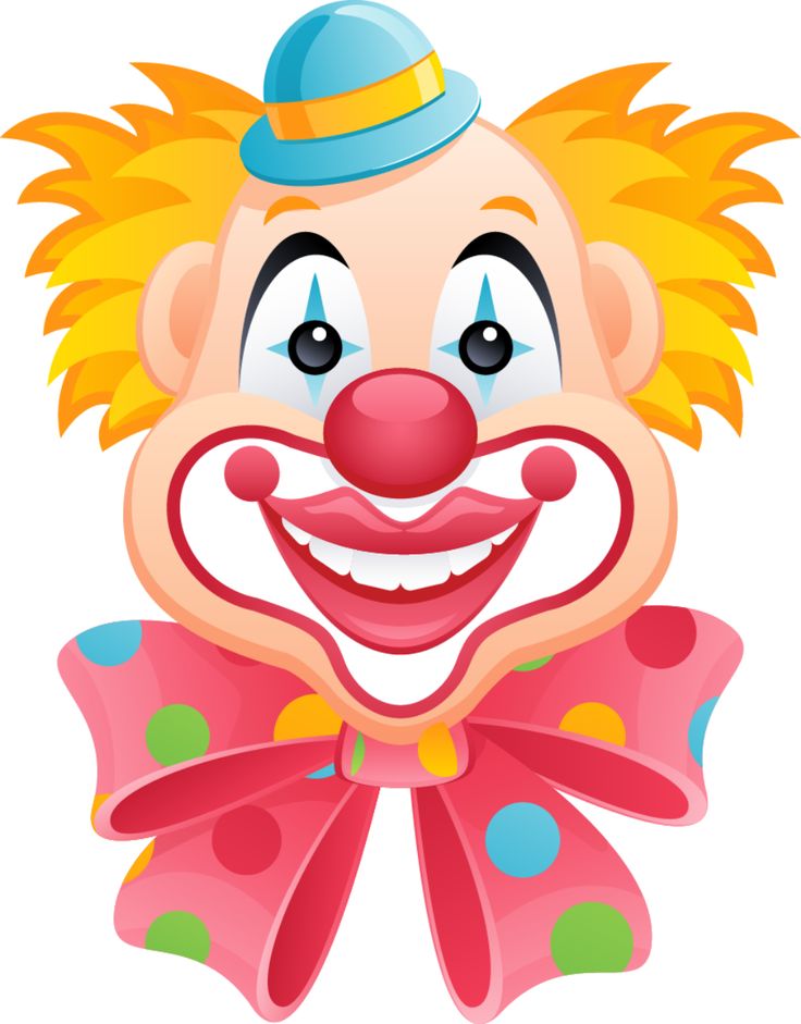 Pin Clown Clipart Simple #7 - Circus Joker Face, Transparent background PNG HD thumbnail