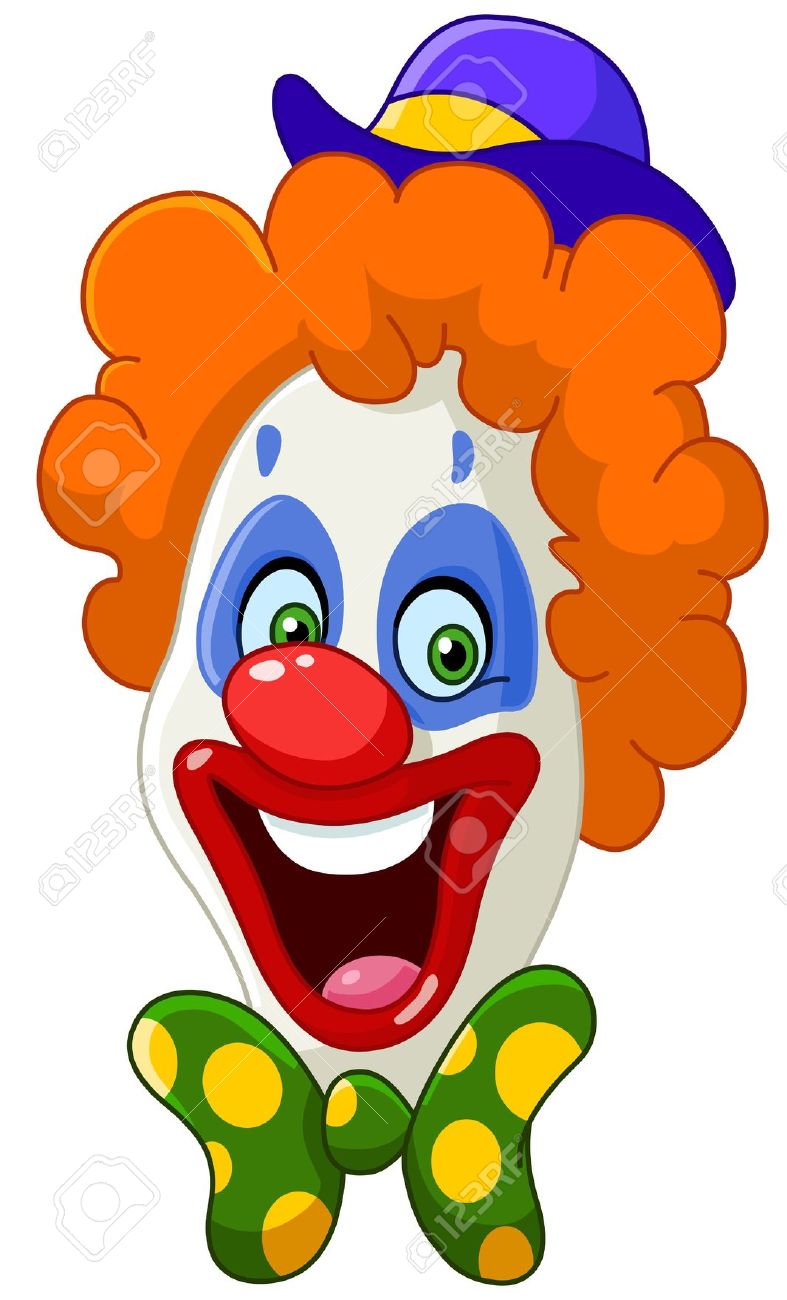Pin Joker Clipart Carnival #3 - Circus Joker Face, Transparent background PNG HD thumbnail