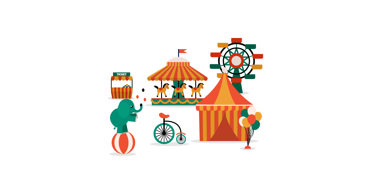Circus Illustrations Free Vector Png Graphic Cave - Circus, Transparent background PNG HD thumbnail