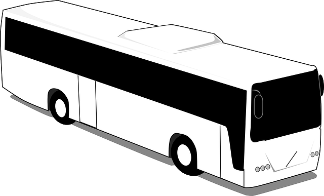 City Bus PNG Black And White - City Bus Black And
