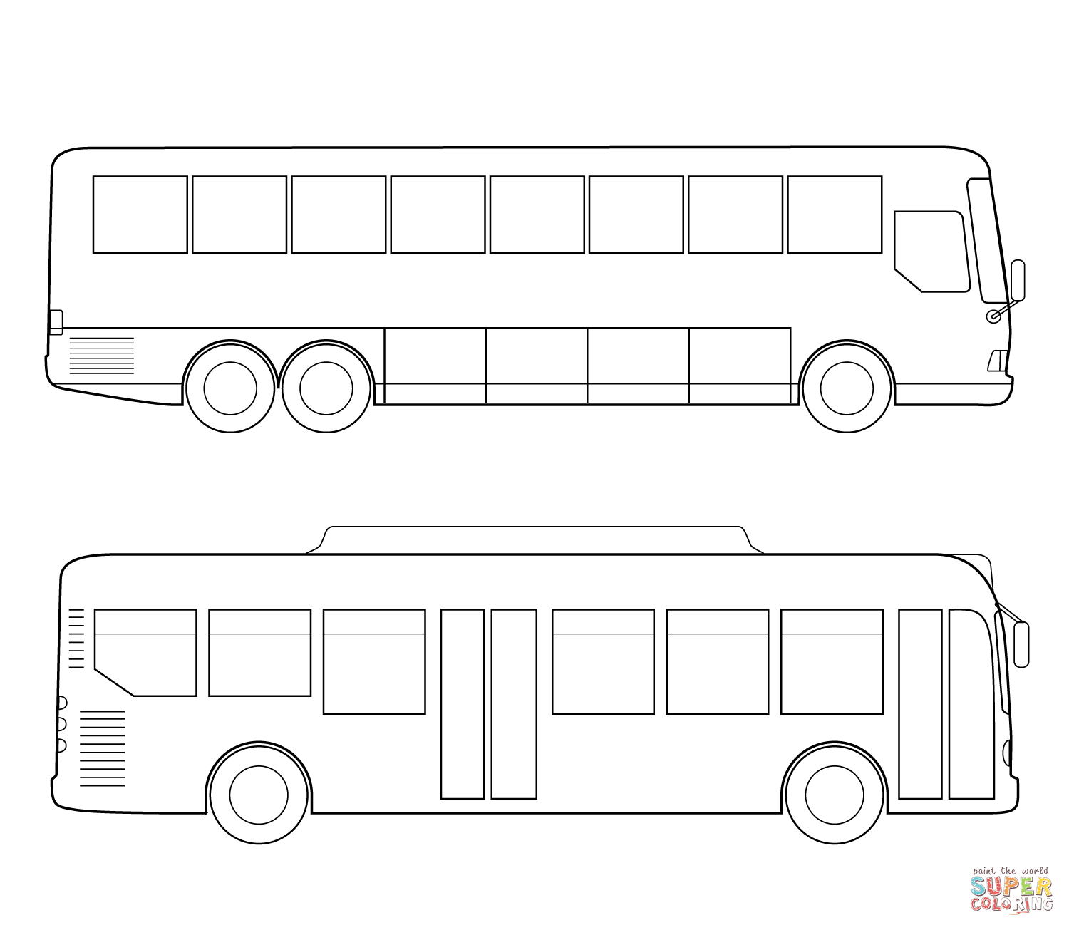 Click The City Bus Hdpng.com  - City Bus Black And White, Transparent background PNG HD thumbnail
