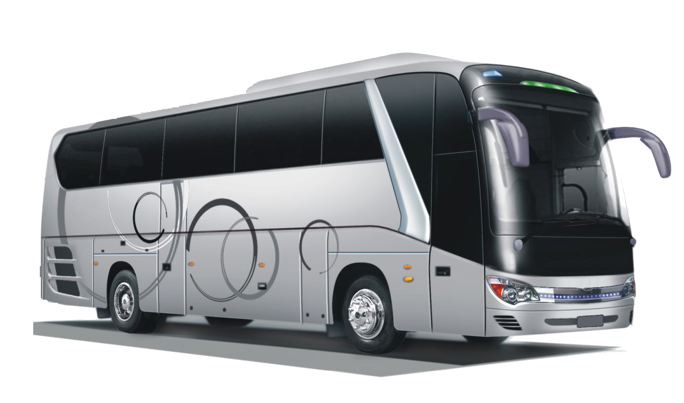 Coach Bus Png - City Bus Black And White, Transparent background PNG HD thumbnail