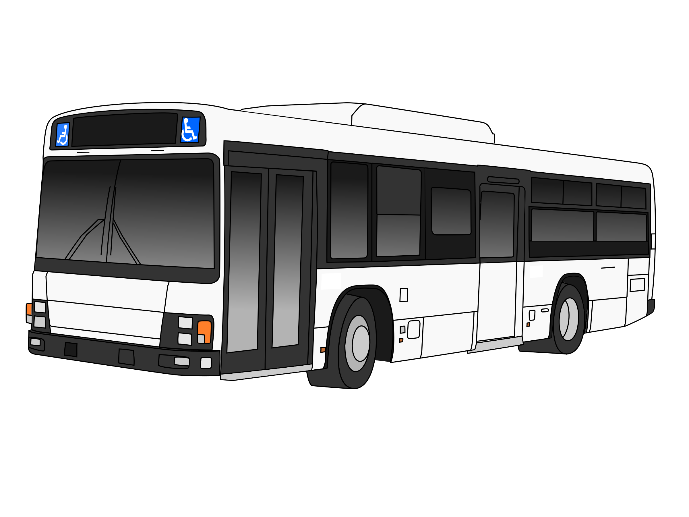 This Free Icons Png Design Of Isuzu Erga Bus Hdpng.com  - City Bus Black And White, Transparent background PNG HD thumbnail