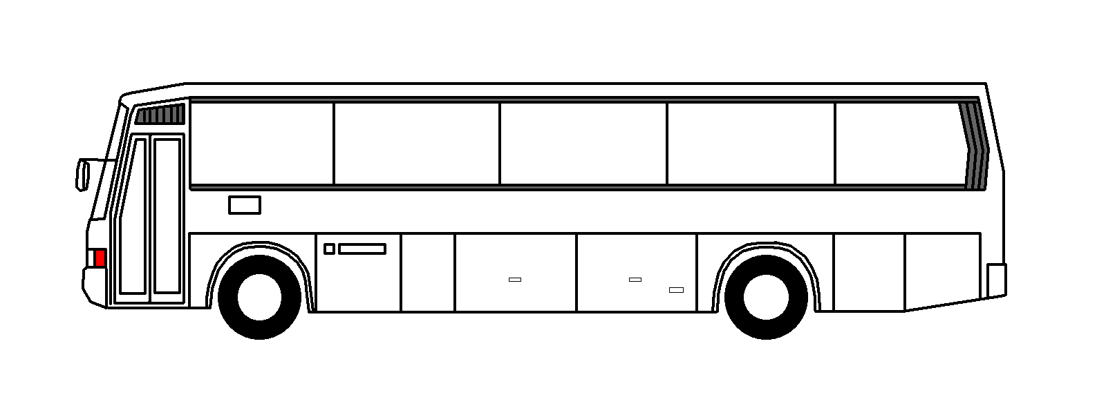 Bus Black And White School Bus Side View Clipart Black And White Pluspng 2 - City Bus Side View, Transparent background PNG HD thumbnail