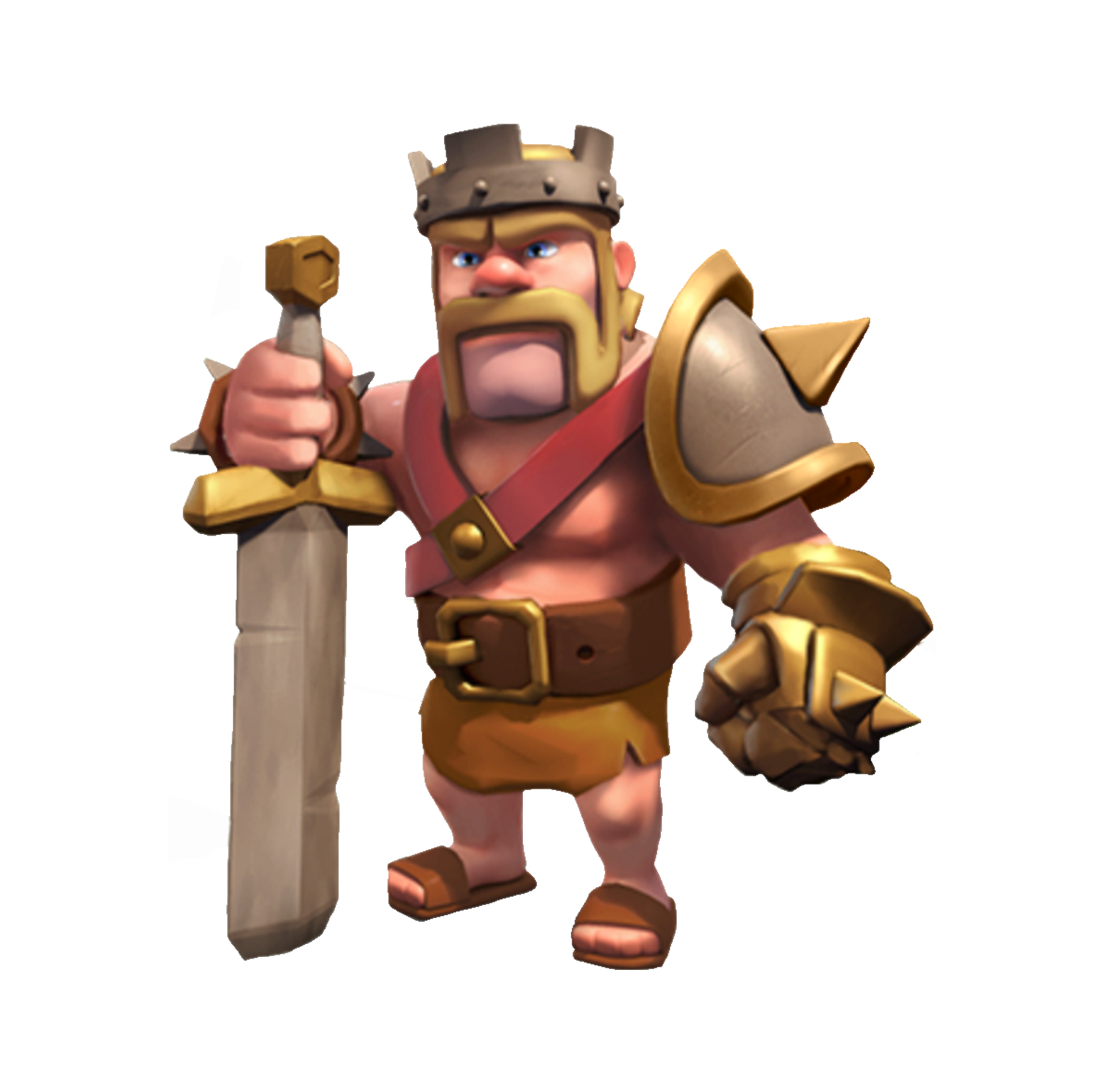 Clash Of Clans Barbarian King Png Png Image - Clash Of Clans, Transparent background PNG HD thumbnail
