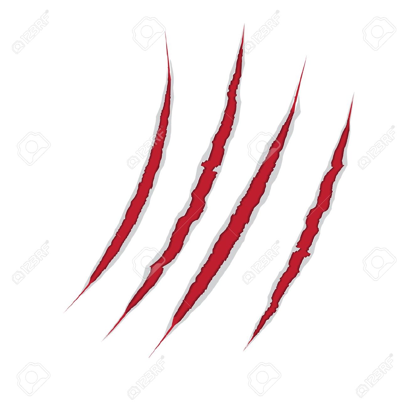 Scratch Marks: Claws Scratch . - Claw, Transparent background PNG HD thumbnail