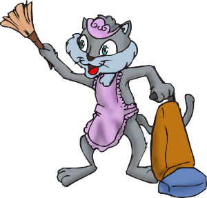 I Taught My Cat To Clean My Room Hdpng.com  - Cleaning A Room, Transparent background PNG HD thumbnail