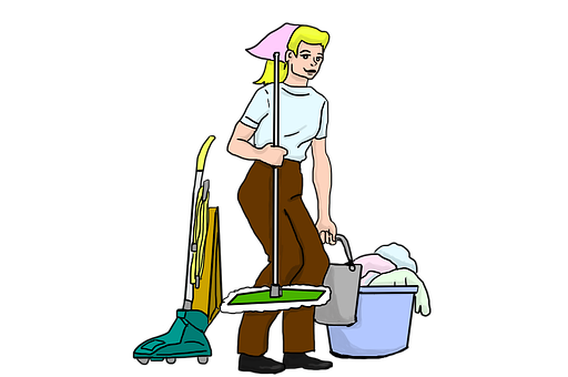 Cleaning, Cleaning Service - Cleaning Lady, Transparent background PNG HD thumbnail