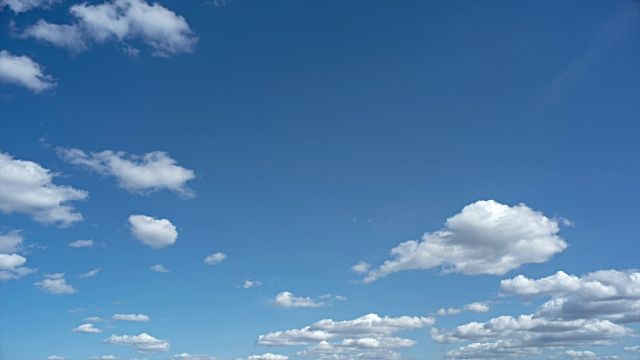 Small clear blue sky backgrou