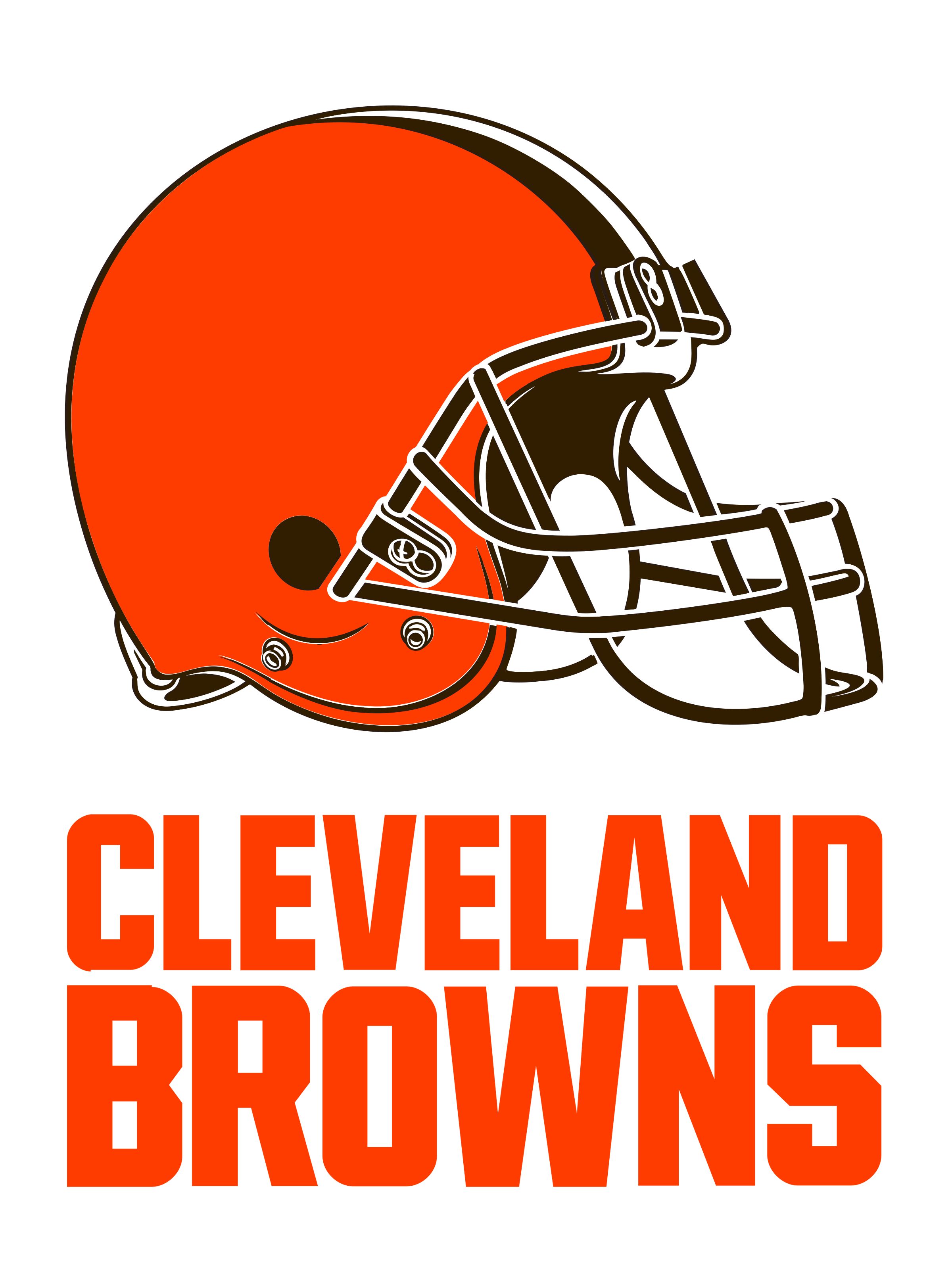 Cleveland Browns Football Logo - Cleveland Browns, Transparent background PNG HD thumbnail