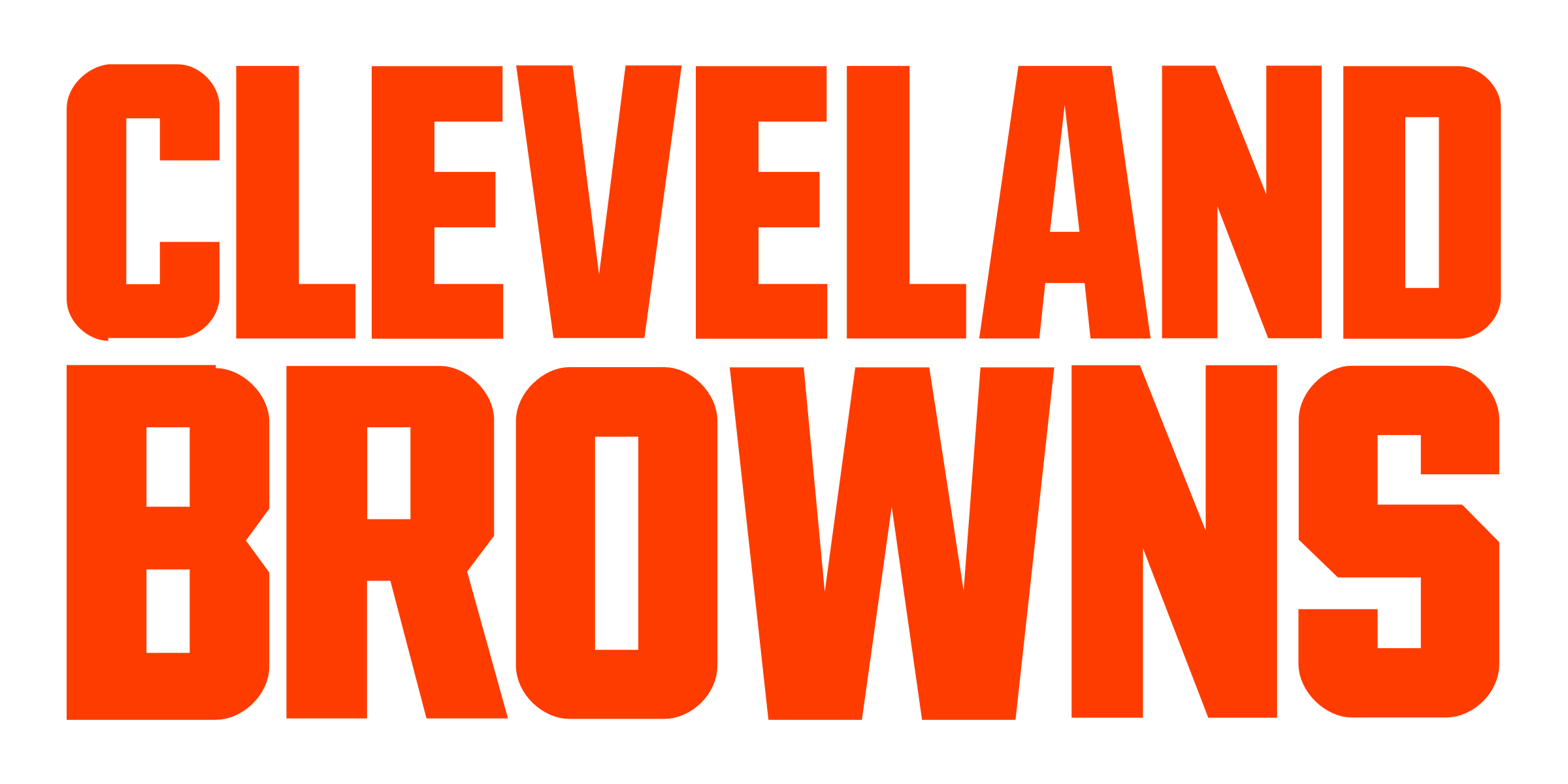 Cleveland Browns Logo Font - Cleveland Browns, Transparent background PNG HD thumbnail