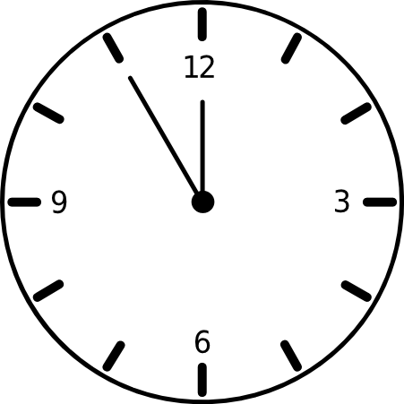 Clock 1 - Clock, Transparent background PNG HD thumbnail