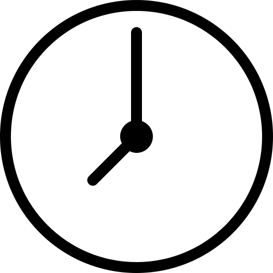This Is A Very Simple Representation Of A Wall Clock. Itu0027S Made Up Of A. Png 50 Px - Clock, Transparent background PNG HD thumbnail