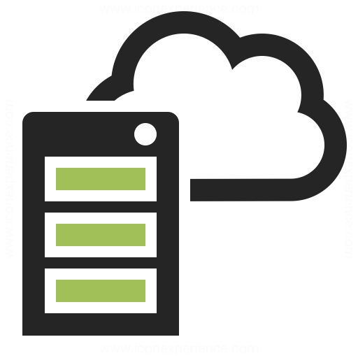 Cloud Server Icon - Cloud Server, Transparent background PNG HD thumbnail