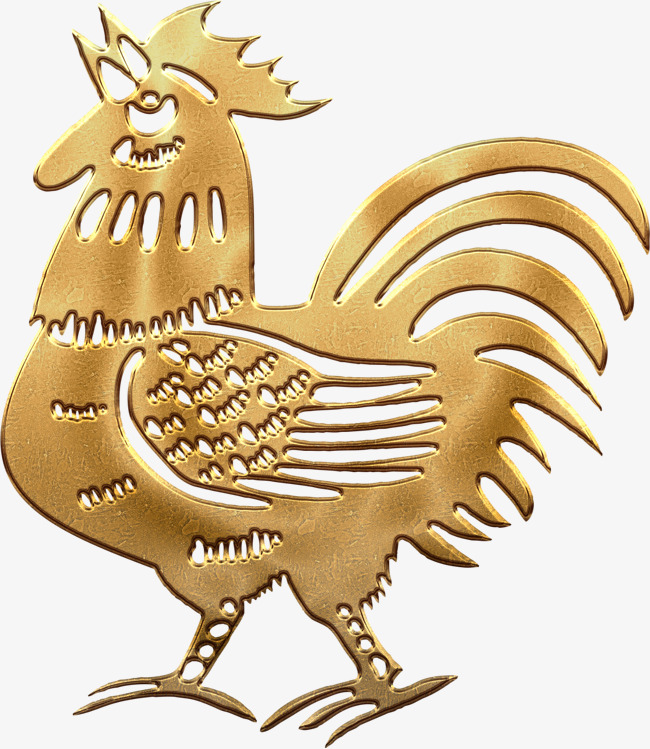 Gold Paper Cut Material To Pull Big Cock Hd Free Free Png - Cock, Transparent background PNG HD thumbnail