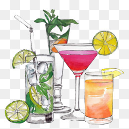 Cartoon Cocktail, Cocktail, Fruit Juice, Drink Png Image - Cocktail, Transparent background PNG HD thumbnail