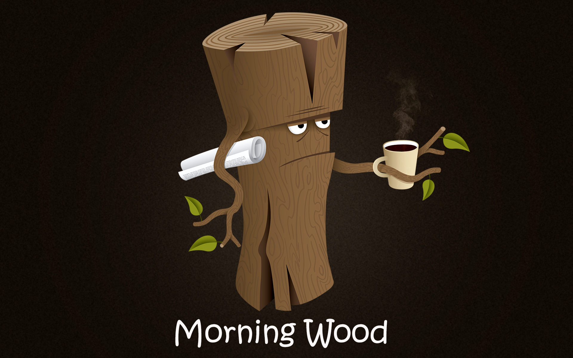 Illustration Quote Wood Cartoon Coffee Morning Log Lighting Hand Product - Coffee Morning, Transparent background PNG HD thumbnail