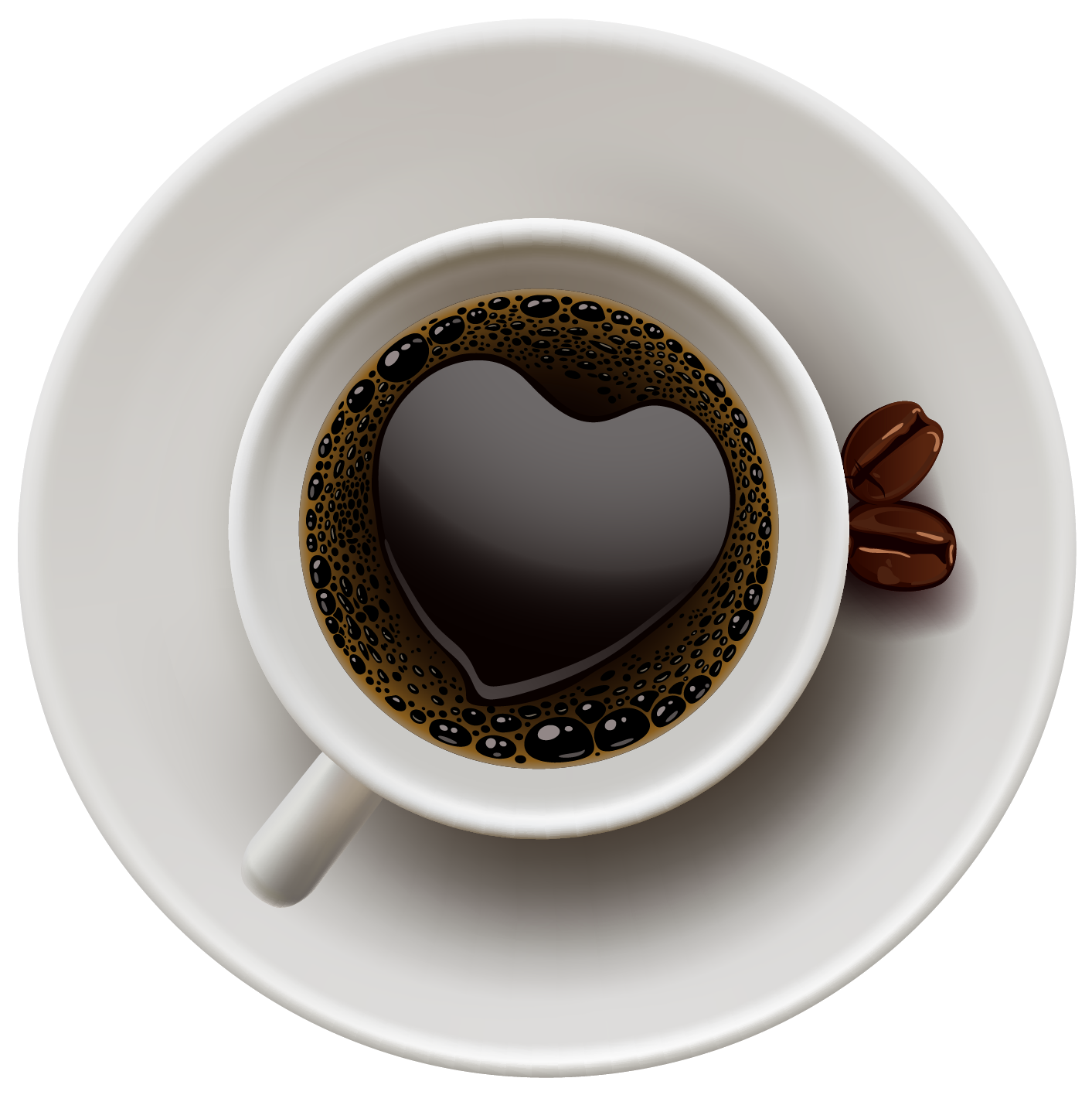 Coffee Cup With Heart Png Vector Clipart Transparent Free Download - Coffee Mug With Heart, Transparent background PNG HD thumbnail