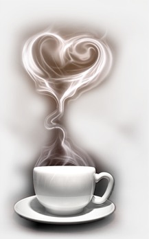Coffee Heart Shaped Smoke, Coffee, Mug, Drink Free Png Image - Coffee Mug With Heart, Transparent background PNG HD thumbnail