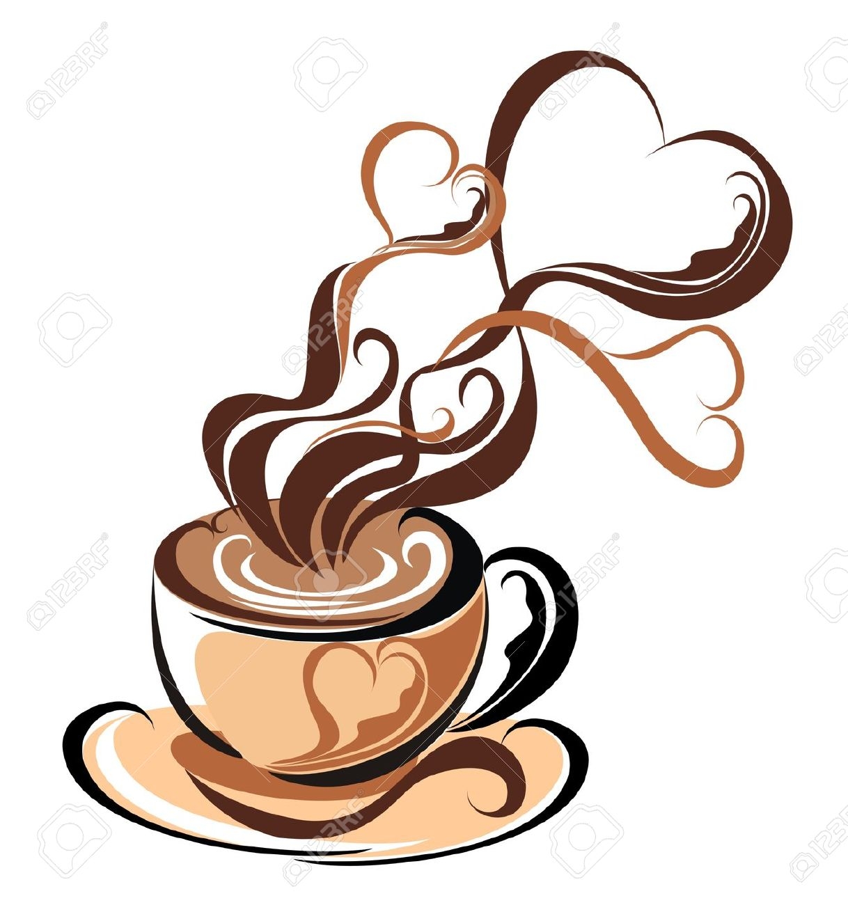 Pin Teacup Clipart Coffee Heart #6 - Coffee Mug With Heart, Transparent background PNG HD thumbnail