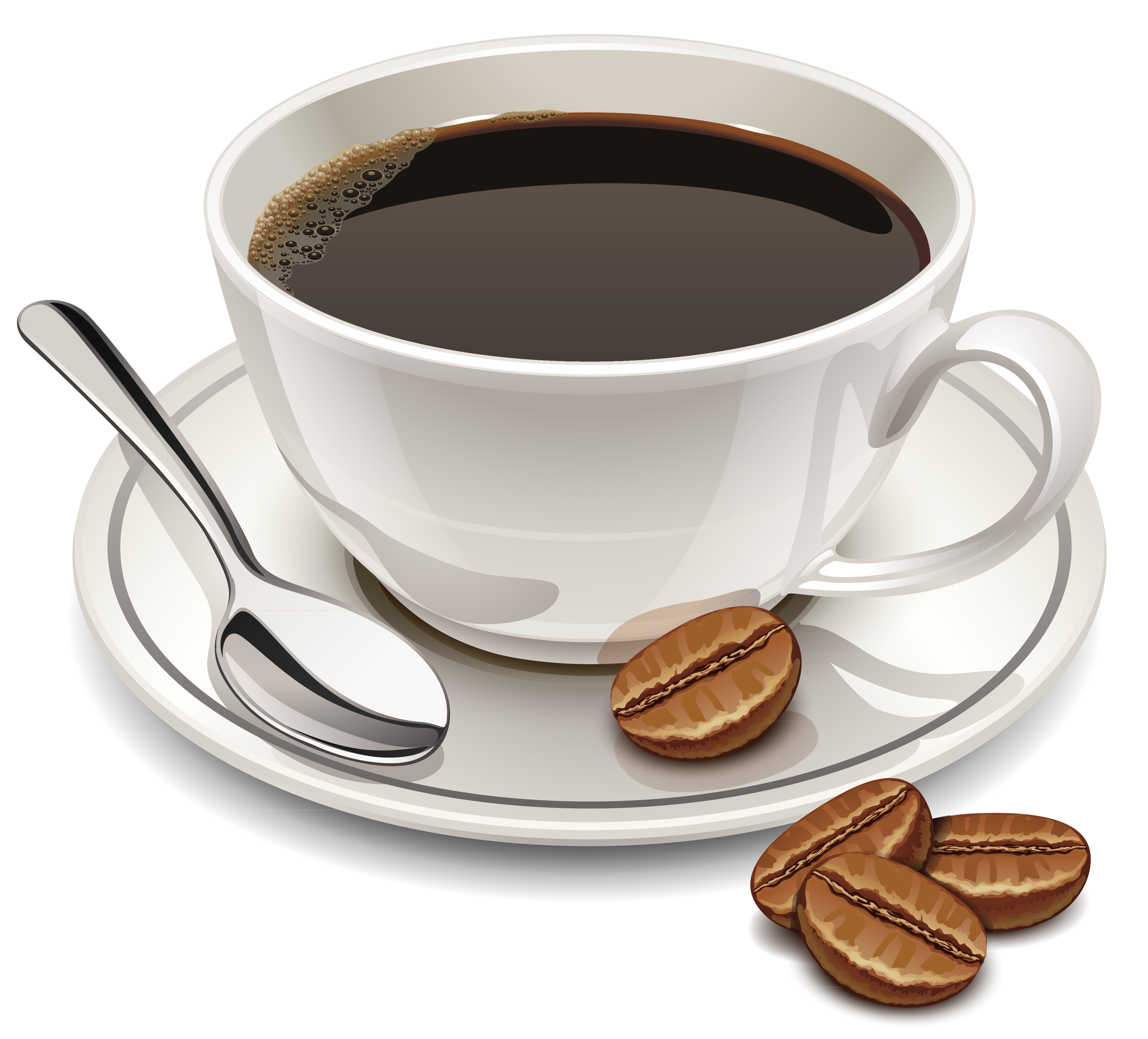 Cup Of Coffee Png Vector Clipart - Coffeemug, Transparent background PNG HD thumbnail
