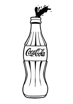 Cocacolabottle Etsy Flat.png (705×1000) - Coke Black And White, Transparent background PNG HD thumbnail
