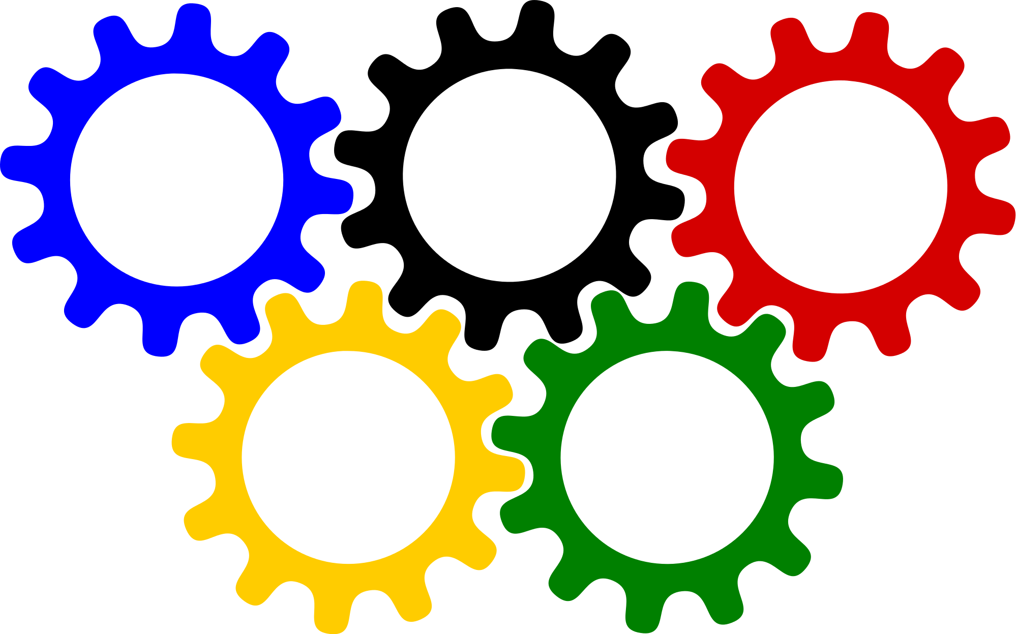 Open Hdpng.com  - Colorful Gears, Transparent background PNG HD thumbnail