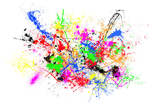 Colorful Paint Splatter Png Image #33315 - Colorful, Transparent background PNG HD thumbnail