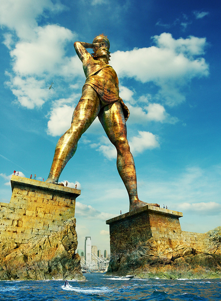 Modern Day Colossus Of Rhodes - Colossus Of Rhodes, Transparent background PNG HD thumbnail