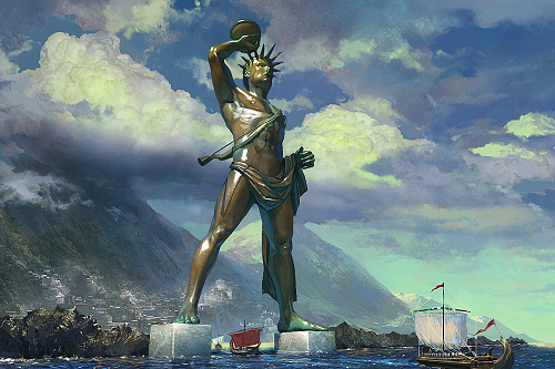 The Only Reason It Is Believed To Have Existed Is Small Remnants Of The Colossus Scattered Around Rhodes As Well As Hdpng.com  - Colossus Of Rhodes, Transparent background PNG HD thumbnail