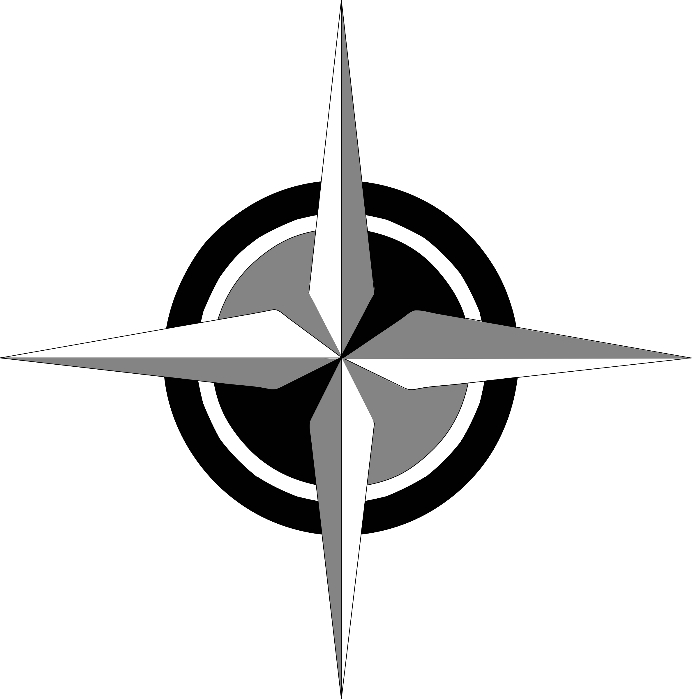 This Free Icons Png Design Of Compass Rose 1 Hdpng.com  - Compass Rose Black And White, Transparent background PNG HD thumbnail