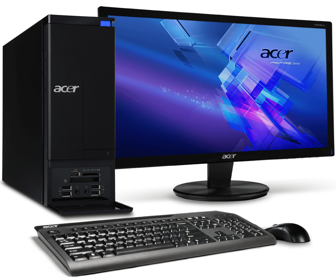 Acer Desktop Computer - Computer, Transparent background PNG HD thumbnail