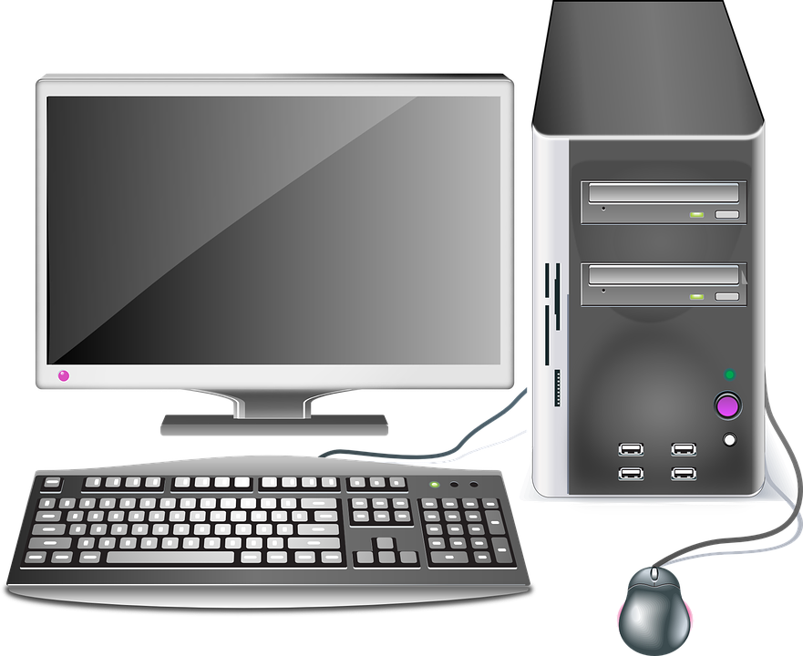 Computer, Desktop, Workstation, Office, Hardware - Computer, Transparent background PNG HD thumbnail
