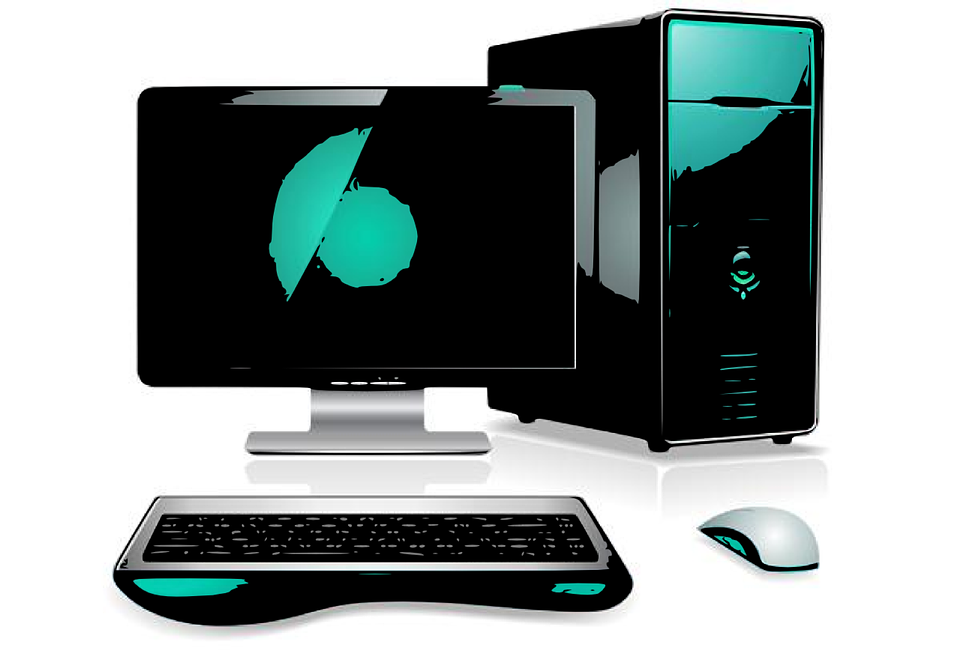Computer, Monitor, Desktop, Pc, Keyboard - Computer, Transparent background PNG HD thumbnail