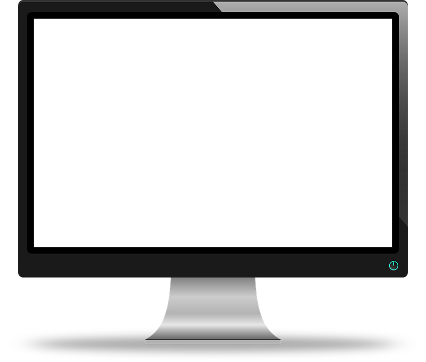 Bildschirm, Monitor, Computer, Pc, Technologie - Computerbildschirm Mit Tastatur, Transparent background PNG HD thumbnail