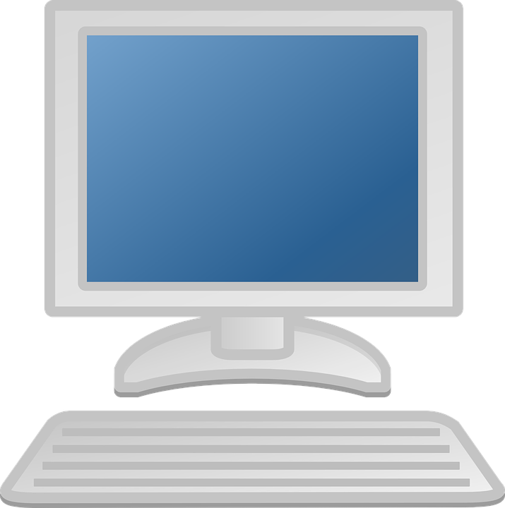 Bildschirm, Monitor, Pc, Tastatur, Hardware, Leere - Computerbildschirm Mit Tastatur, Transparent background PNG HD thumbnail