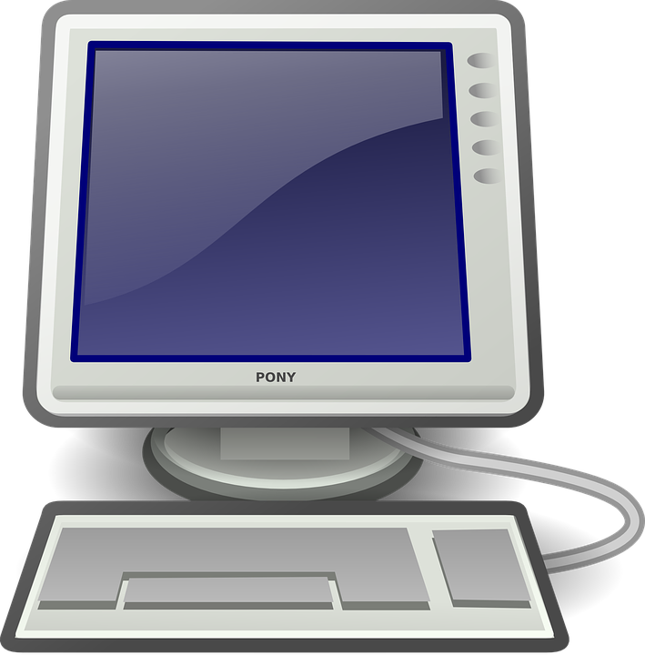 Computer, Schreibtisch, Tastatur, System, Pc, Icon - Computerbildschirm Mit Tastatur, Transparent background PNG HD thumbnail
