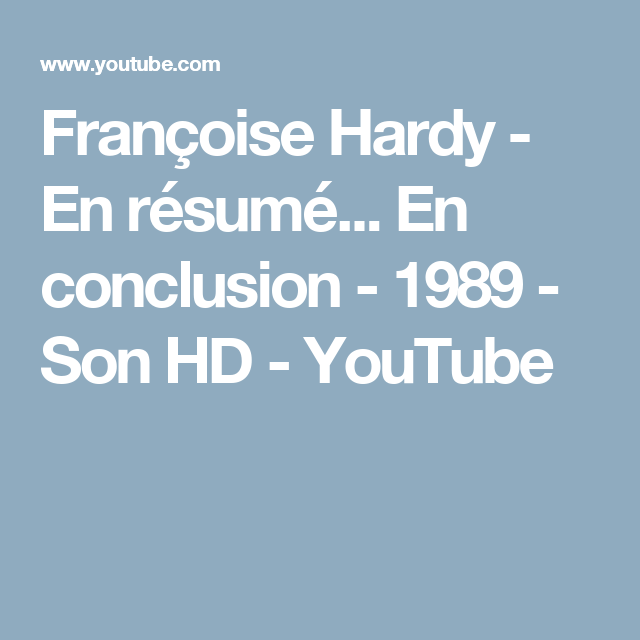 En Conclusion   1989   Son Hd   - Conclusion, Transparent background PNG HD thumbnail