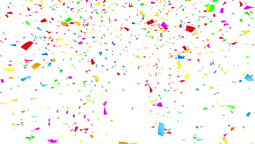Colorful Confetti Particles Stock Footage Video 21278905 | Shutterstock - Confetti, Transparent background PNG HD thumbnail