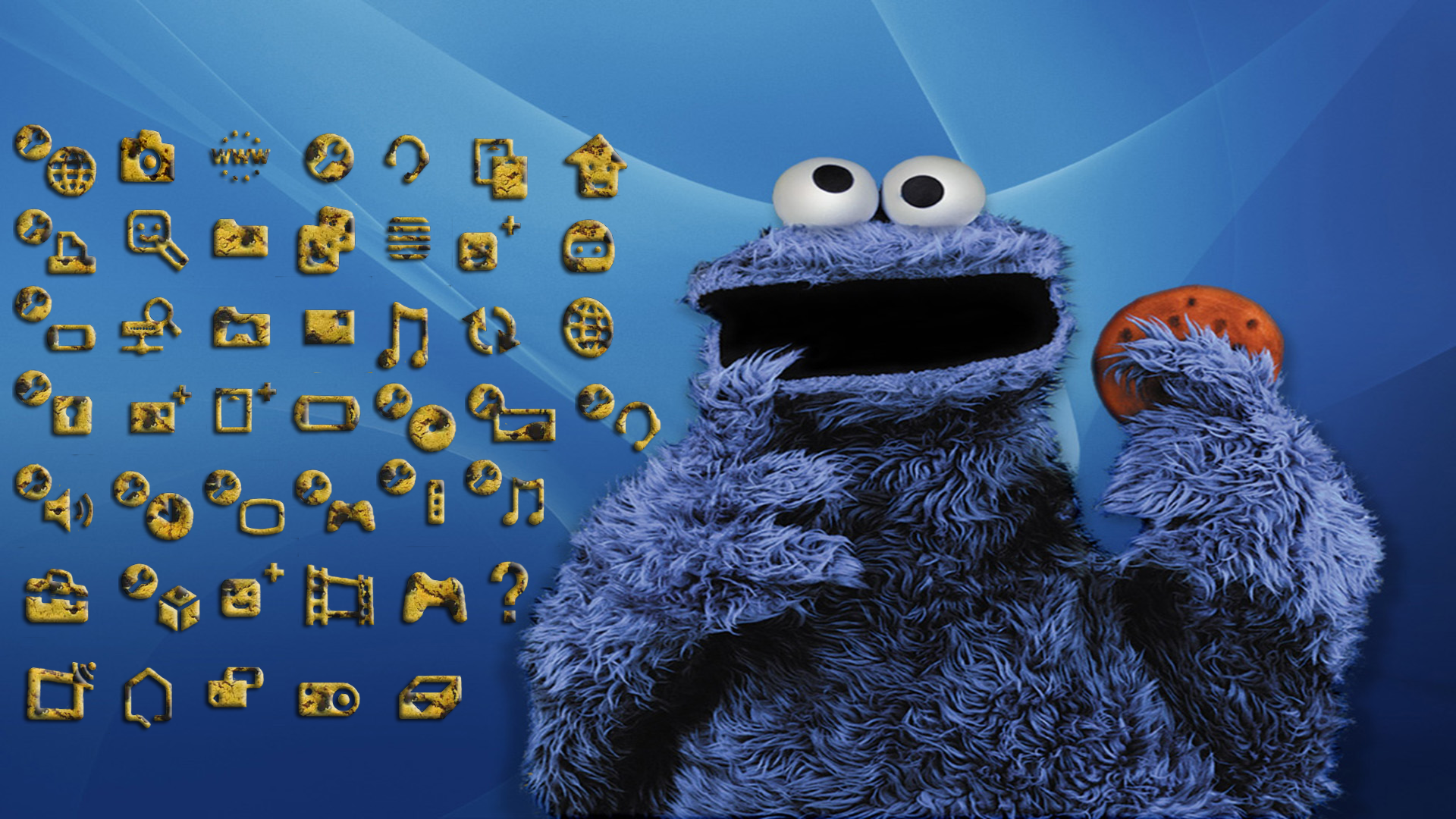 Cookie Monster Backgrounds Free Download - Cookie Monster, Transparent background PNG HD thumbnail
