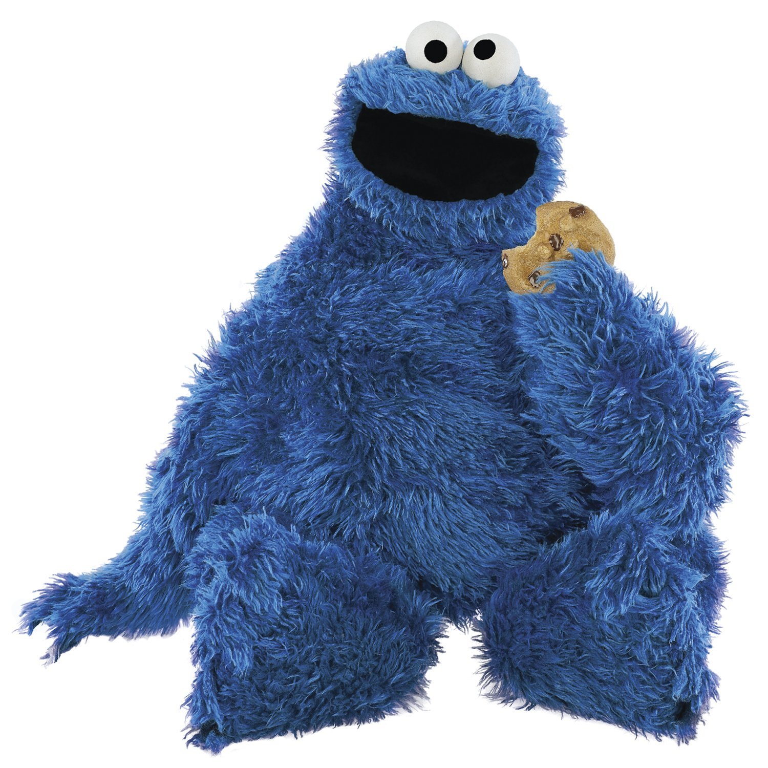 Roommates Rmk1483Gm Sesame Street Cookie Monster Giant Peel U0026 Stick Wall Decal   Childrens Wall Decor   Amazon Pluspng.com - Cookie Monster, Transparent background PNG HD thumbnail