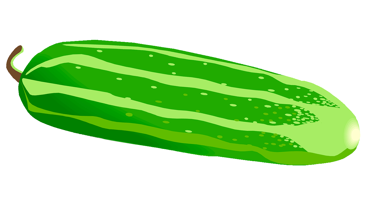 1280X720 Cool Cucumber Free Vegetables Clipart Fruit Names A With - Cool As A Cucumber, Transparent background PNG HD thumbnail