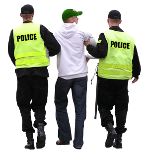 Police Arrest Roh - Cop Arresting Someone, Transparent background PNG HD thumbnail