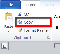 Alternatively, with the text still selected, you may click the Copy button,within the Clipboard group in the Home tab., Copy Of Word - Free PNG
