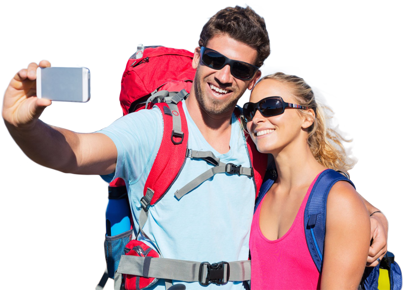 Couple Traveling Png Image - Couple, Transparent background PNG HD thumbnail