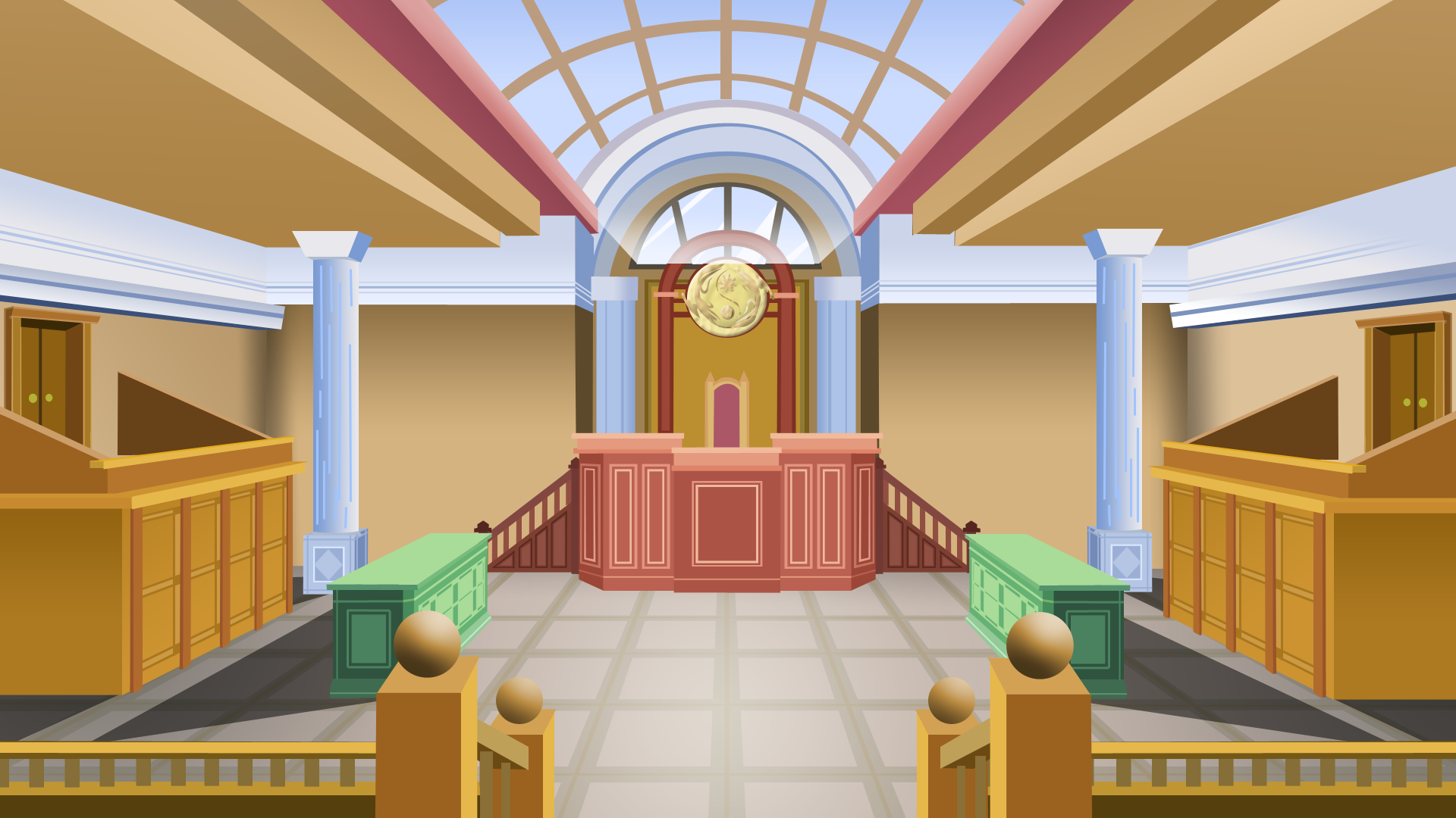 Equestrian Courtroom 1St Design By Thealjavis.png - Courtroom, Transparent background PNG HD thumbnail