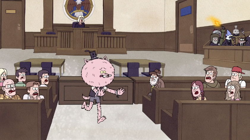 S7E09.181 Pops Running Out The Courtroom.png - Courtroom, Transparent background PNG HD thumbnail