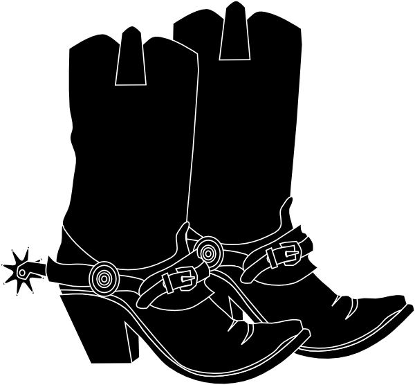 Baby Cowboy Boots Clipart Free Clipart Images 3 - Cowboy Boots With Spurs, Transparent background PNG HD thumbnail