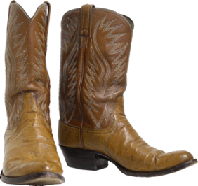 Cowboy Boot clip art - vector