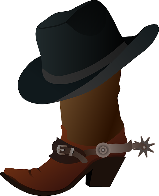 Free Vector Graphic: Spurs, Cowboy, Boots, Hat, Clothing   Free Image On Pixabay   154592 - Cowboy Boots With Spurs, Transparent background PNG HD thumbnail